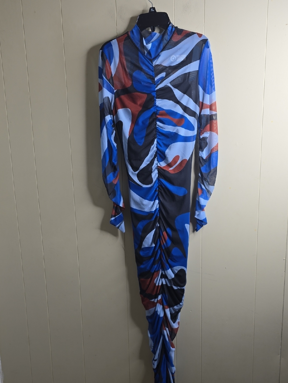 Women's Black History Month Long Sleeve Mesh Maxi Dress Target XS - Picture 4 of 10
